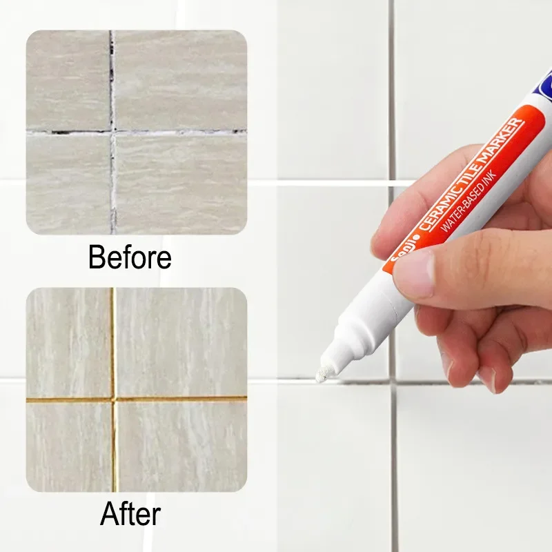 Tile Grout Repair - 12 warna pena Grout spidol ubin