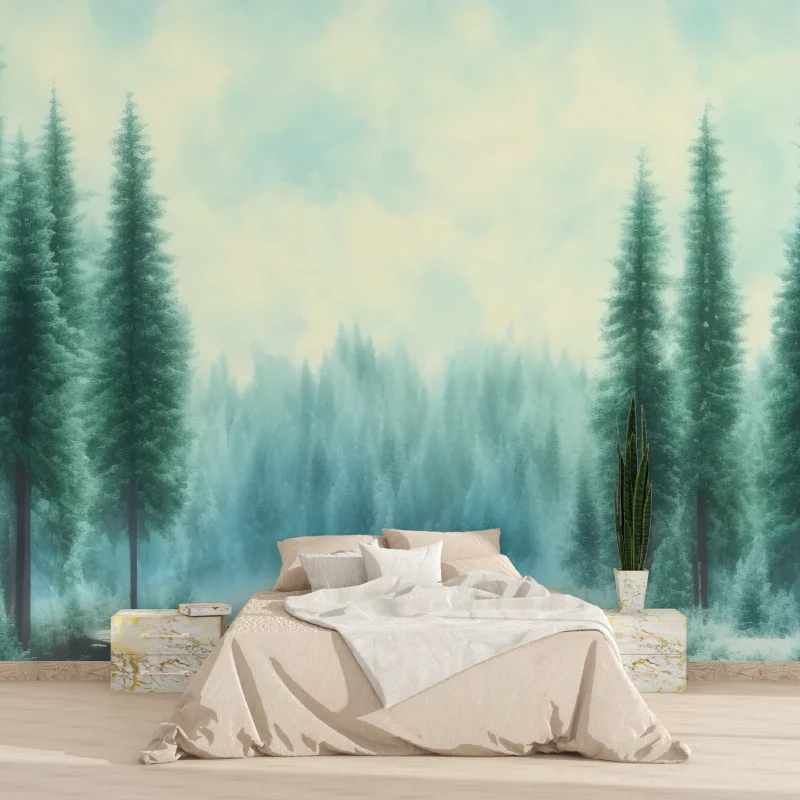 Wallpaper Hutan Hijau Kustom u - Home Improvement Materials ulasan dan harga