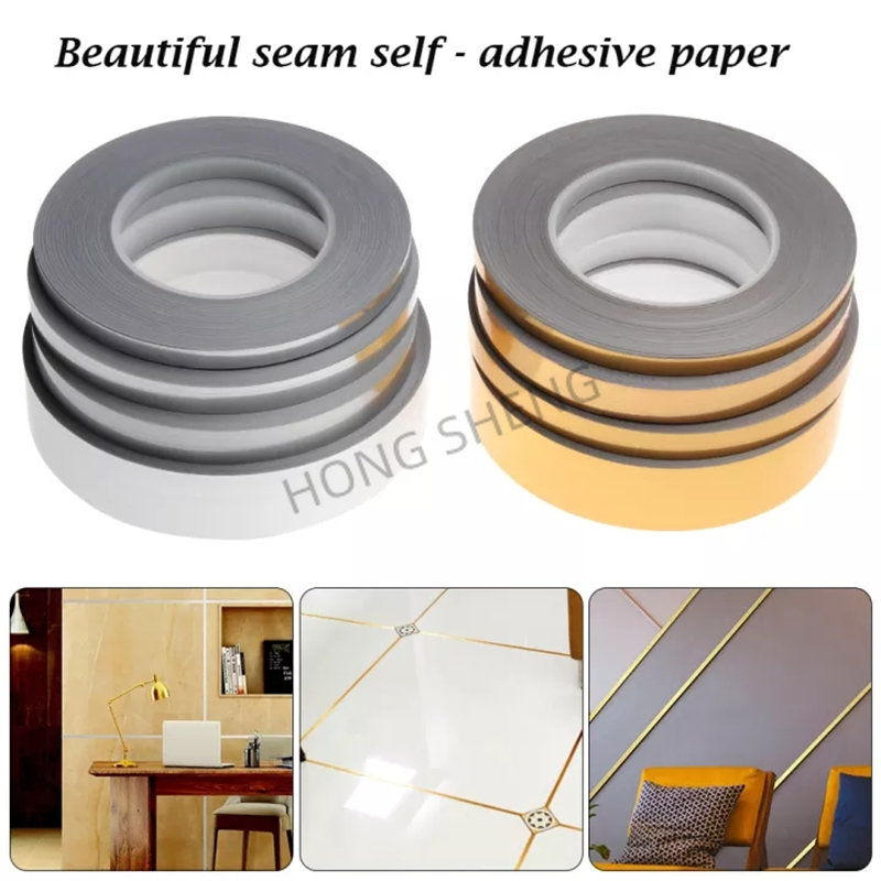 50M Emas Hitam Perekat Stiker  - Home Improvement Materials ulasan dan harga