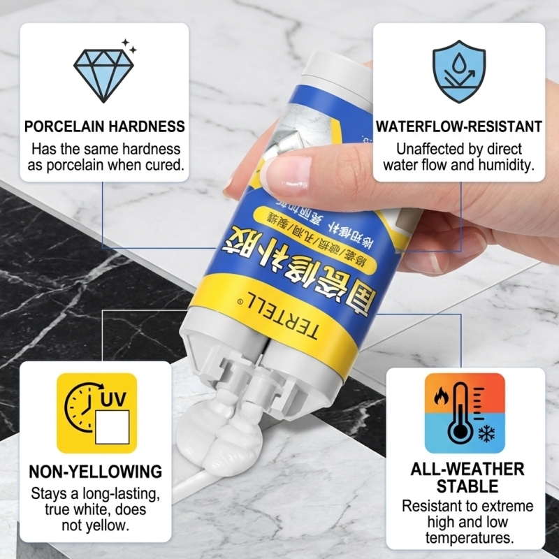 Perekat Perbaikan Keramik Puti - Tile Grout Repair ulasan dan harga