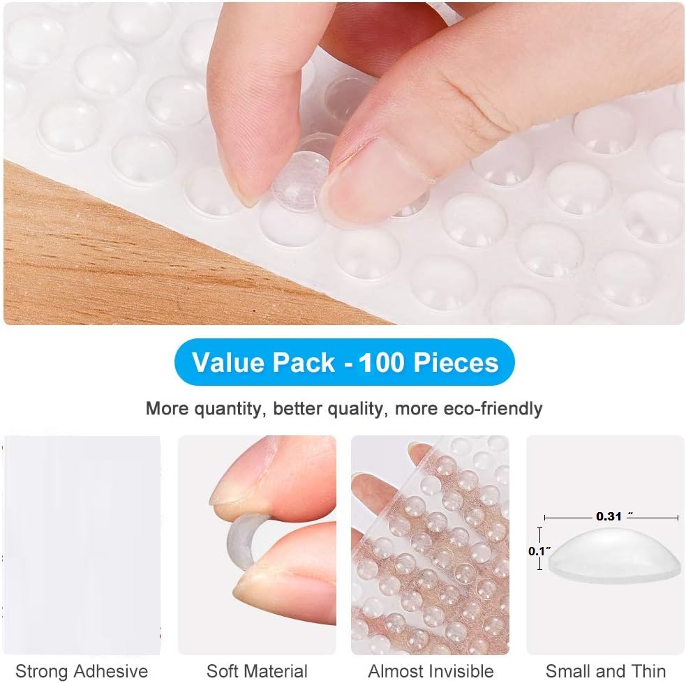100 Buah Bantalan Kaki Karet B - Door Stopper Rubber ulasan dan harga