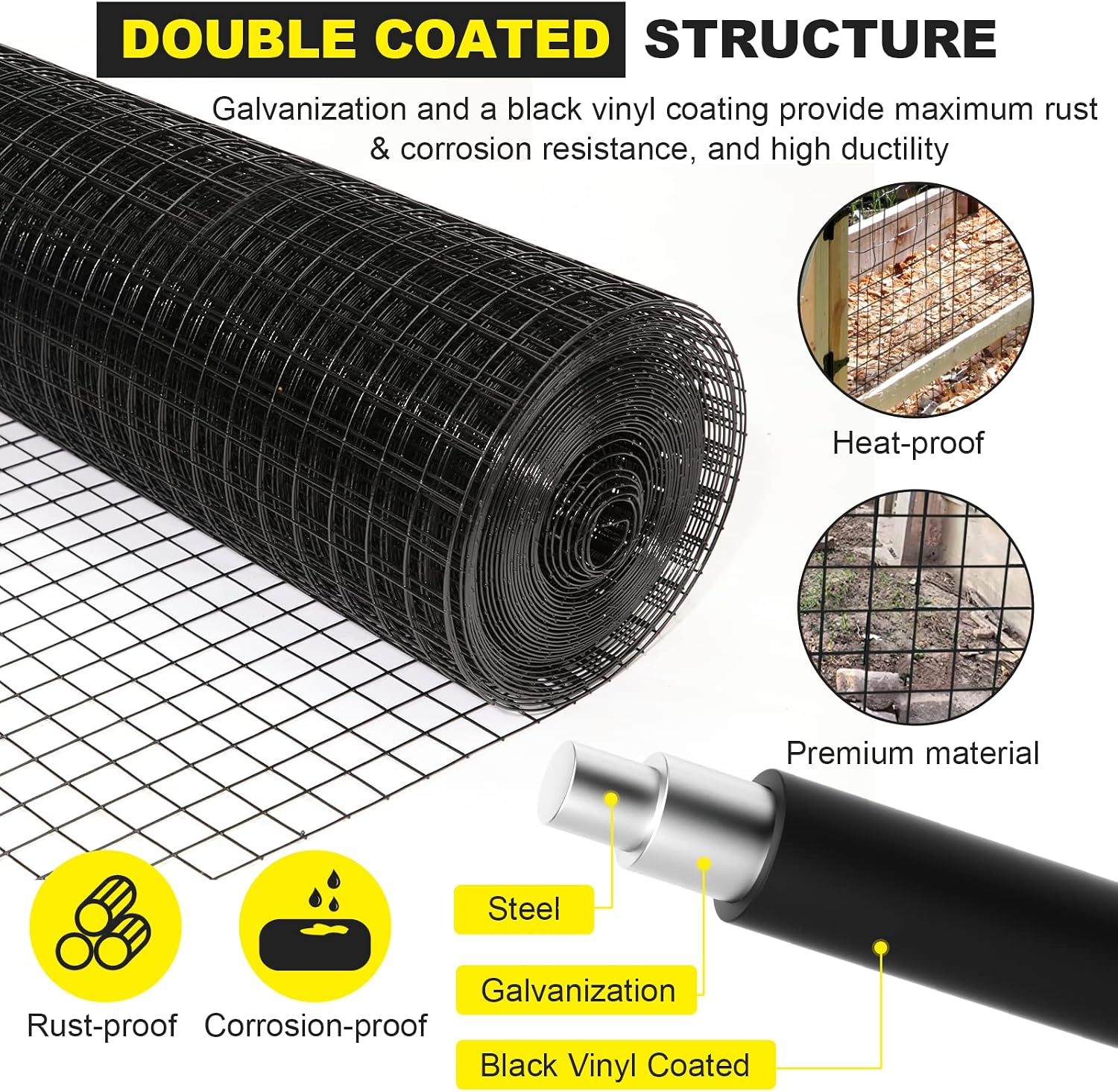 Kain Kawat Las 24'' x 100' 1/2 - Home Improvement Fence ulasan dan harga